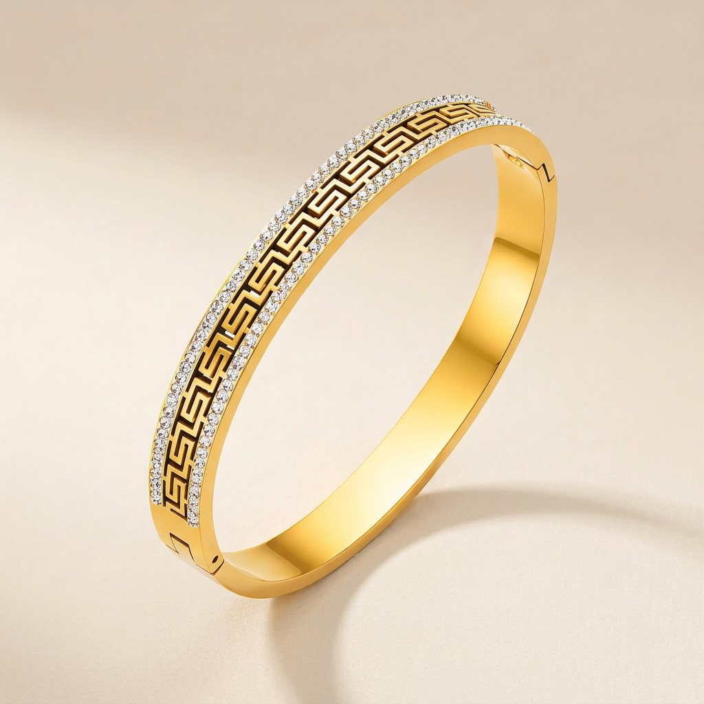 Maze bangle, extra-small framing
