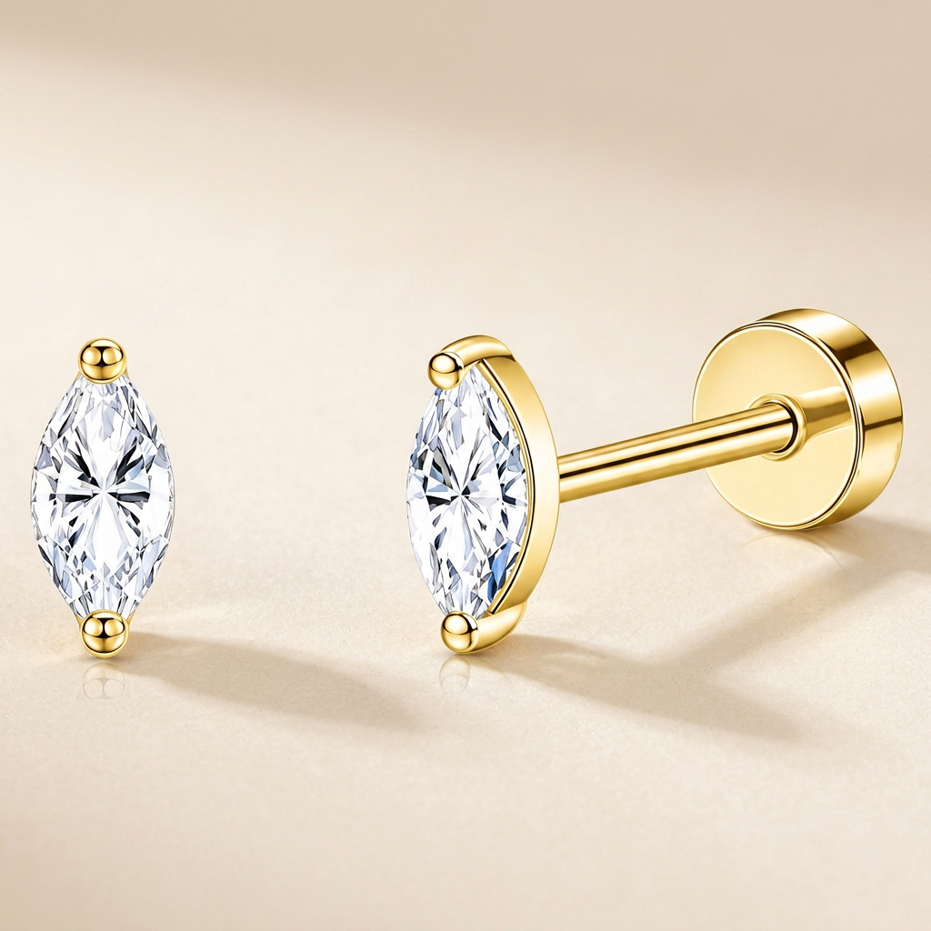 Petal studs, extra-small framing